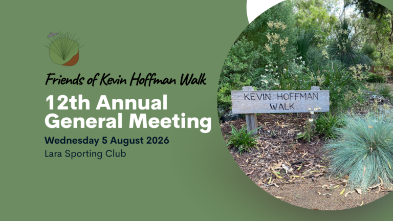 2026 Annual General Meeting Friends of Kevin Hoffman Walk